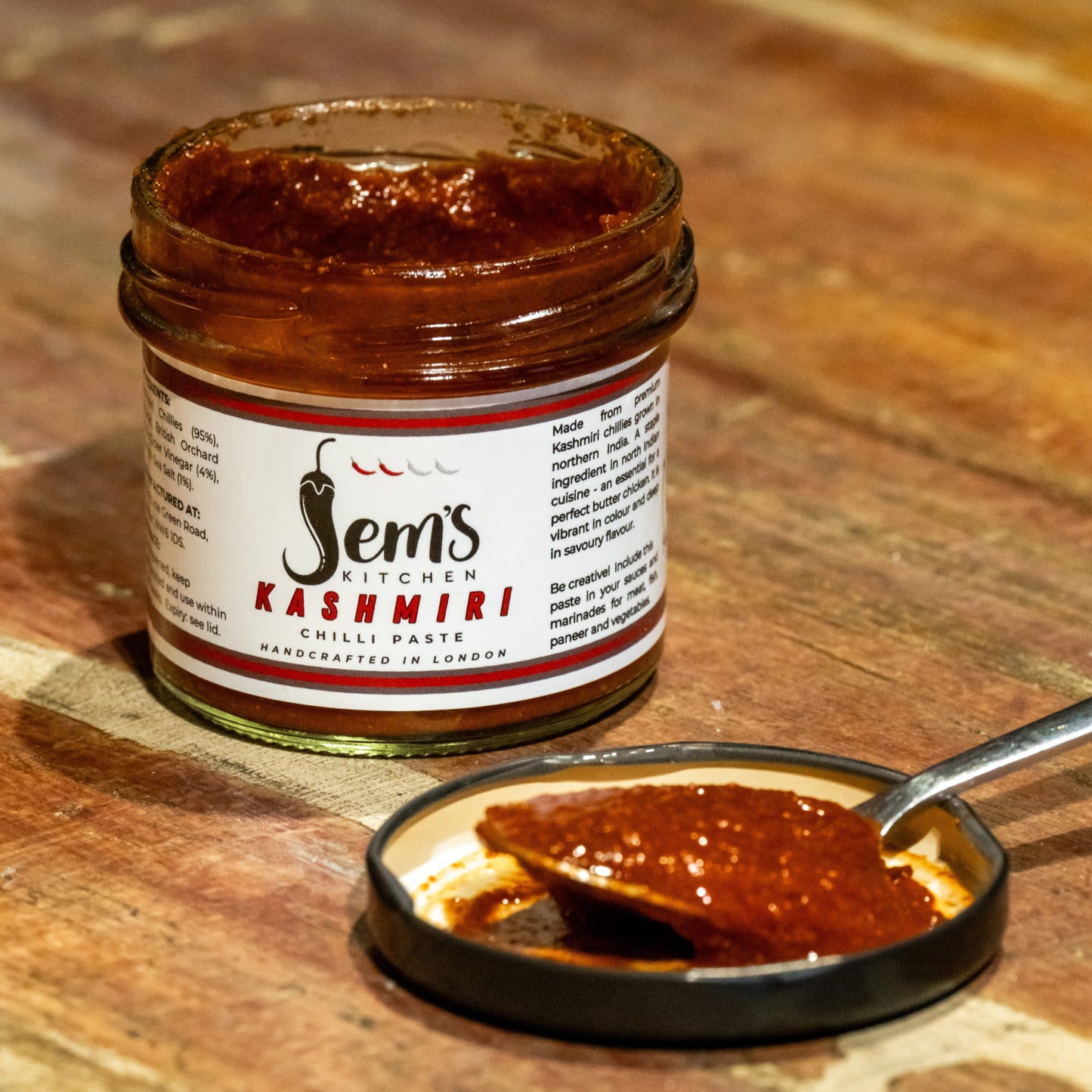 Three Chilli Paste Full Set: Aji Amarillo, Kashmiri, Scotch Bonnet